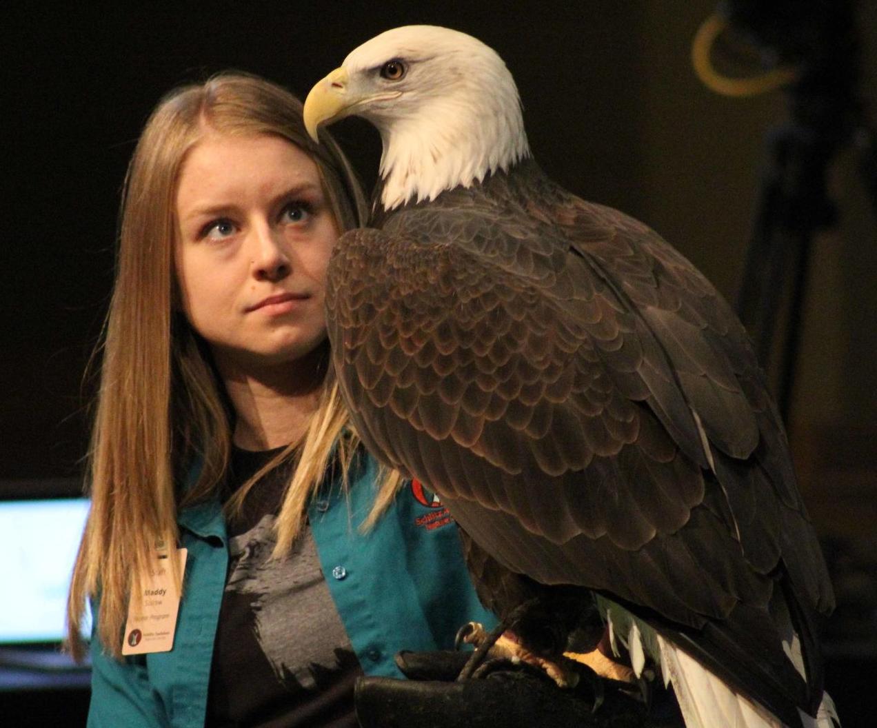 Maddy and Bald Eagle